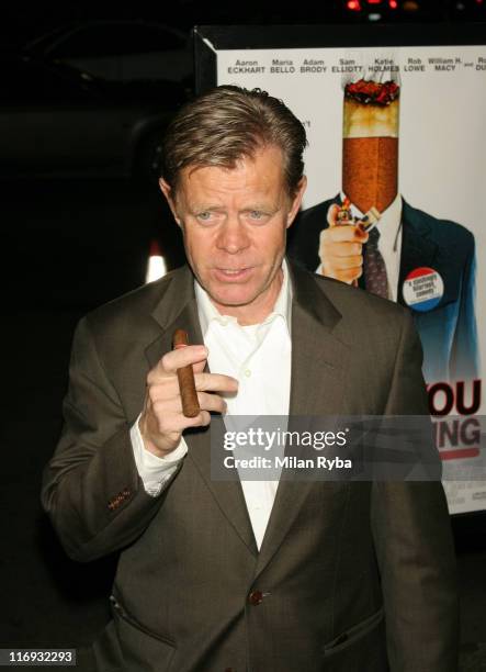 William H.Macy during "Thank You For Smoking" Los Angeles Premiere - Arrivals at Directors Guild Of America in Los Angeles, California, United States.