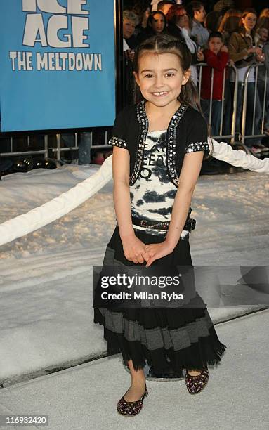 Ariel Gade during 20th Century Fox's "Ice Age: The Meltdown"- Los Angeles Premiere Arrivals at Mann's Grauman Chinese Theater in Hollywood,...