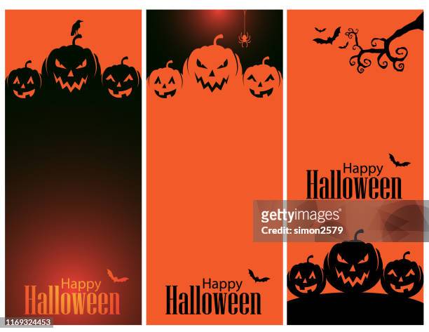 happy halloween background - halloween stock illustrations