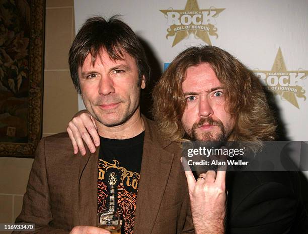 Bruce Dickinson from Iron Maiden and Justin Lee Collins