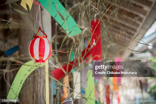 japanese star festival - bamboo leaf stock pictures, royalty-free photos & images