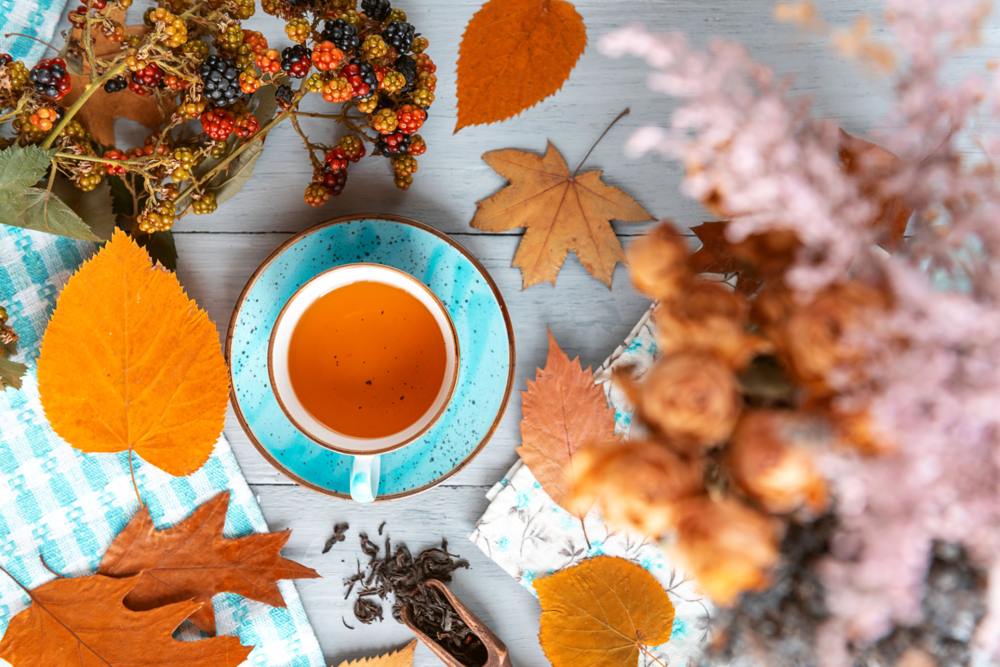 autumn tea ingredients