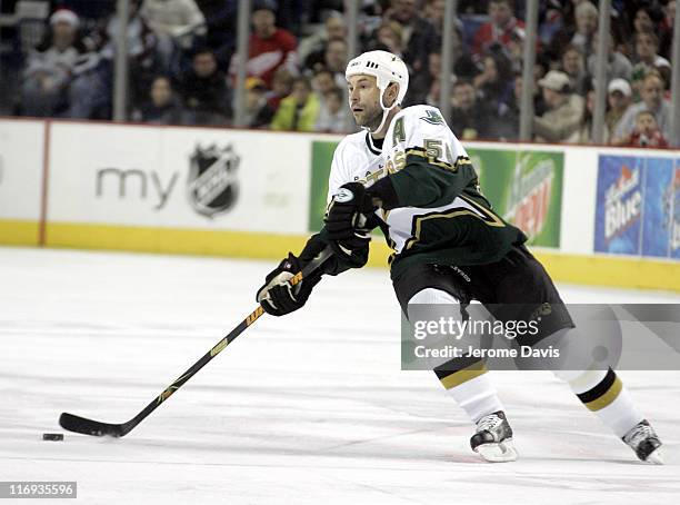 Dallas Stars' Sergei Zubov during a game versus the Buffalo Sabres at the HSBC Arena in Buffalo, NY, December 14, 2005.