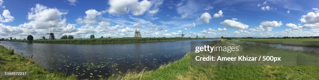 Mill Network At Kinderdijk-Elshout, Netherlands