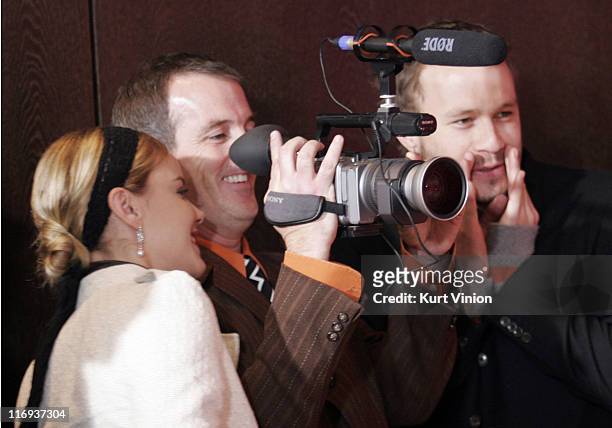 Abbie Cornish and Heath Ledger during 56th Berlinale International Film Festival - "Candy" - Photocall at Hyatt Hotel in Berlin, Berlin, Germany.
