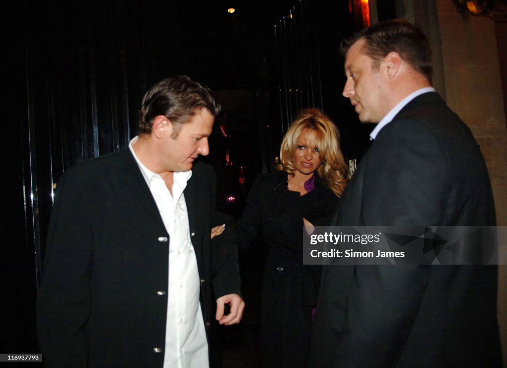 Pamela Anderson Sighting with her New Boyfriend, Laurence Hallier - March 10, 2006