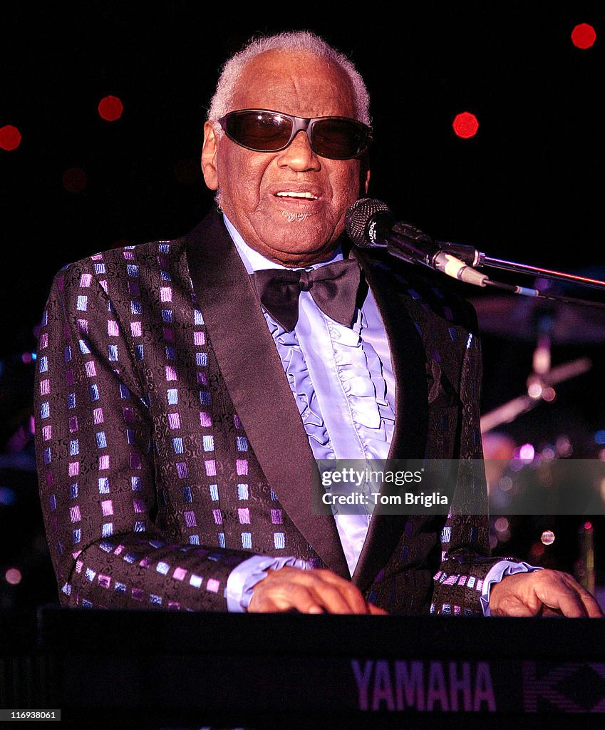 Ray Charles during Ray Charles in Concert at Resorts Atlantic City in(03)