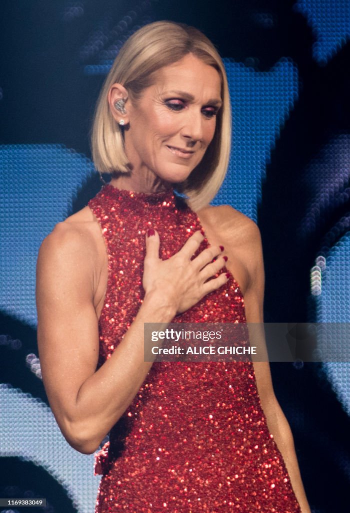 CANADA-MUSIC-CONCERT-CELINE DION