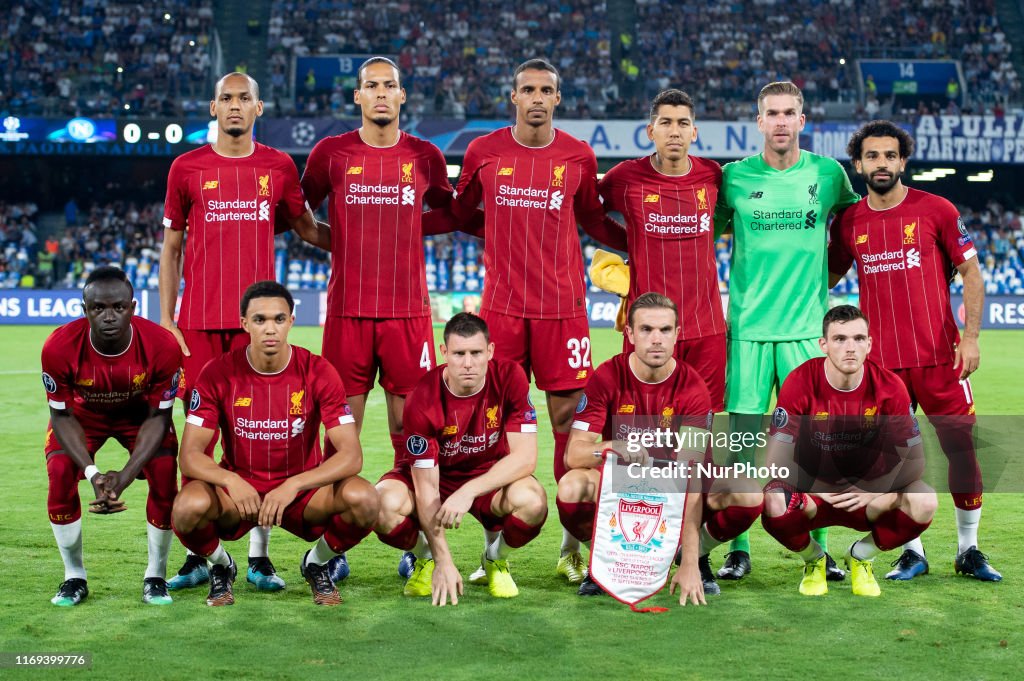 Napoli v Liverpool - UEFA Champions League