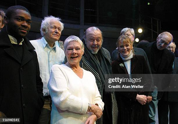 Colin Salmon, Michael Pennington, Judi Dench, Sir Peter Hall, Samantha Bond and Charles Dance