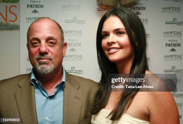 Billy Joel and Katie Lee Joel during Hamptons Magazine and Christopher Designs Celebrate with Hamptons Cover Star Katie Lee Joel at Cain Night Club...