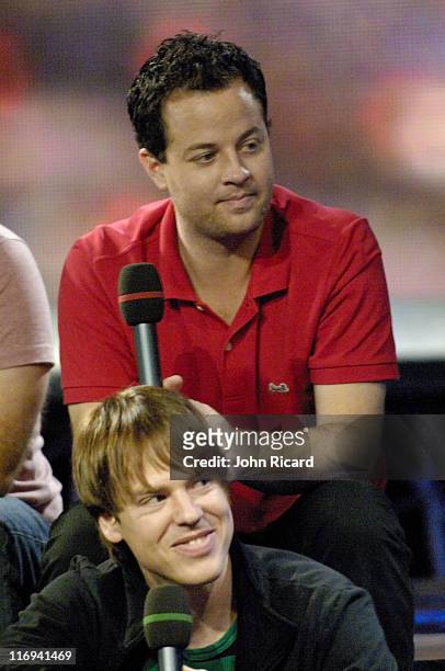 Jimmy Eat World during Ice Cube and Jimmy Eat World Visit Fuse's "Daily Download" - April 18, 2005 at Fuse Studios in New York City, New York, United...
