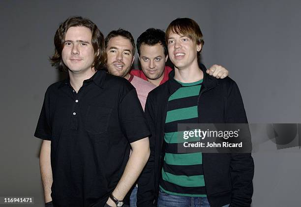 Jimmy Eat World during Ice Cube and Jimmy Eat World Visit Fuse's "Daily Download" - April 18, 2005 at Fuse Studios in New York City, New York, United...