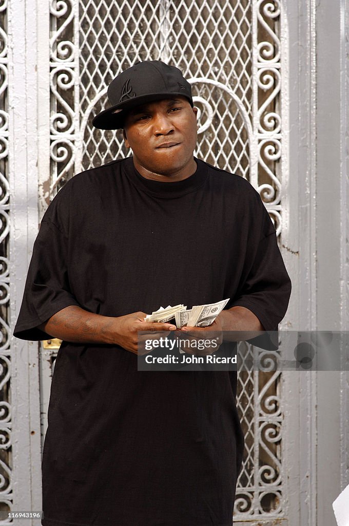 Young Jeezy on Location for "Soul Survior" Music Video - August 11, 2005