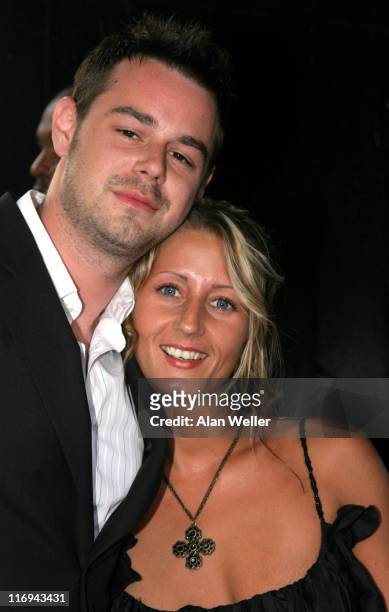 Danny Dyer and partner during The Business - VIP screening at Rex Cinema and Bar in London, Great Britain.