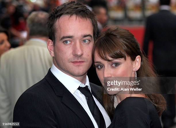 Matthew MacFadyen and Keeley Hawes during "Pride and Prejudice" London Premiere at Odeon Leicester Square in London, Great Britain.