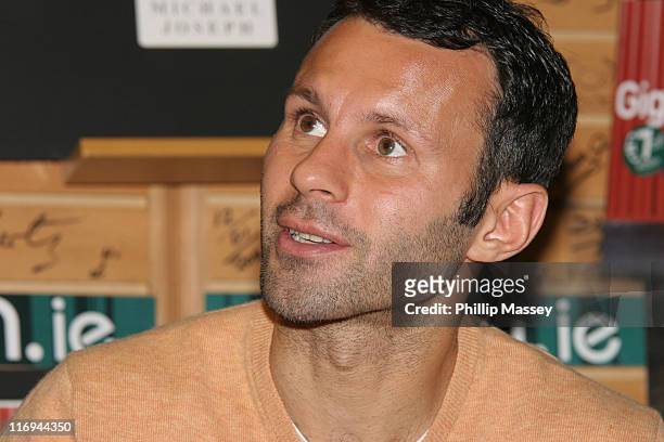 Ryan Giggs during Ryan Giggs Signs His Book "Giggs: The Autobiography" at Eason Bookstore in Dublin - September 28, 2005 at Eason Bookstore in...