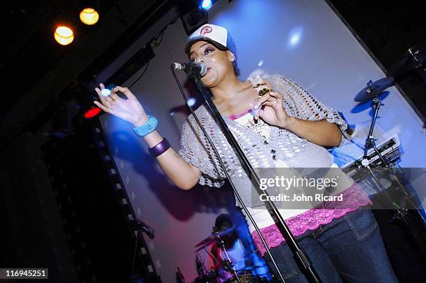 Marsha Ambrosius of Floetry during Floetry in Concert at S.O.B.'s in New York City - November 9, 2005 at S.O.B.'s in New York City, New York, United...