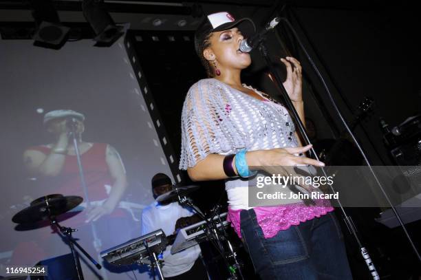 Marsha Ambrosius of Floetry during Floetry in Concert at S.O.B.'s in New York City - November 9, 2005 at S.O.B.'s in New York City, New York, United...