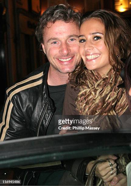 Eddie Irvine and friend during Eddie Irvine's 40th Birthday Party at Cocoon in Dublin at Cocoon in Dublin, Ireland.