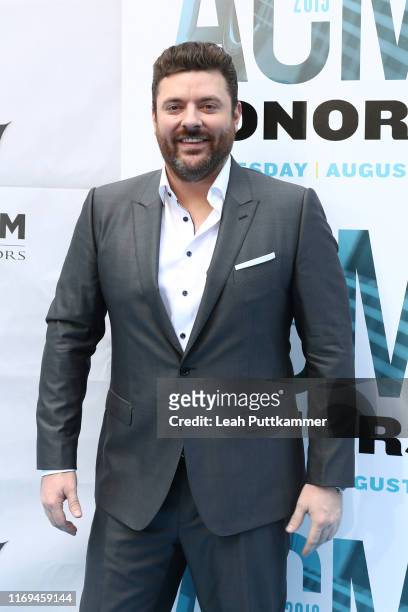 Chris Young attends the 13th Annual ACM Honors Awards at the Ryman Auditorium on August 21, 2019 in Nashville, Tennessee.