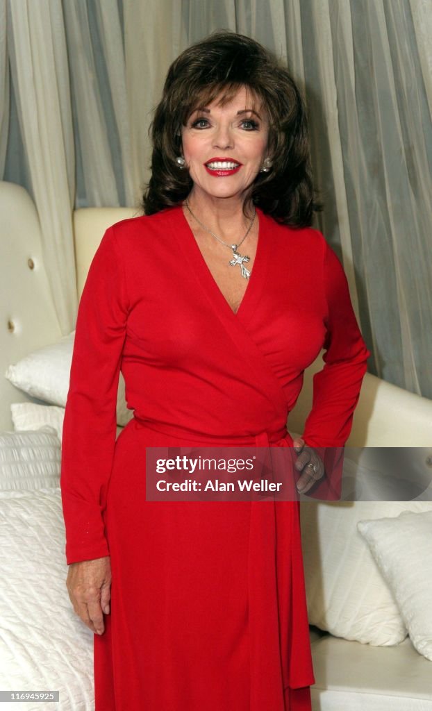 An Evening with Joan Collins Press Launch and Photocall