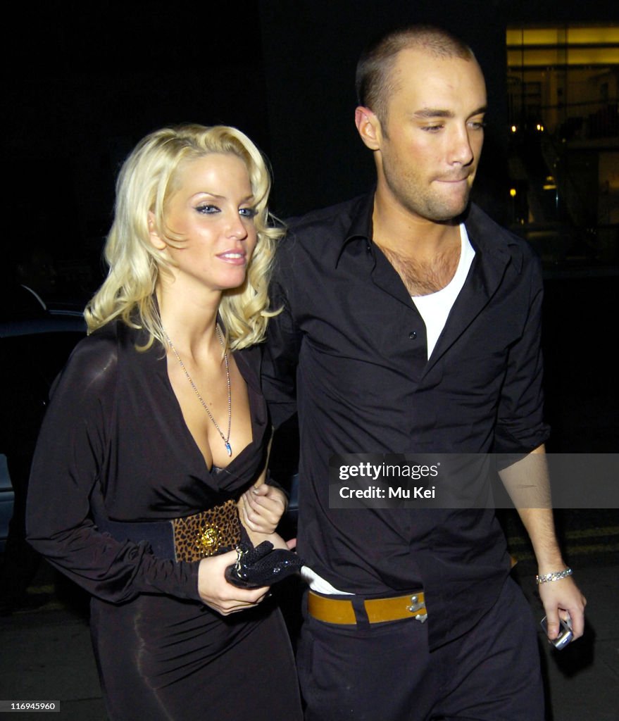 Calum Best and Sarah Harding Sighting at the Sanderson Hotel in London - December 8, 2005