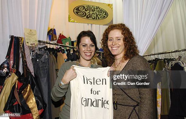 Fairuza Balk at Salvation Sacks with Aysia Wright at East Meets West Virtual Spa