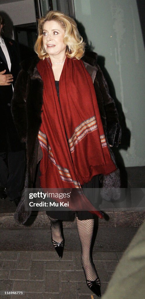 Celebrity Sightings at Nobu in London - January 30, 2006