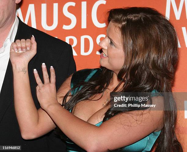 Kerry Katona during Meteor Ireland Music Awards 2006 - Press Room at The Point in Dublin, Ireland.