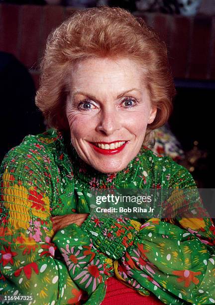 File photo of Janet Leigh taken at her home in Los Angeles, Calif. 10/4/84.