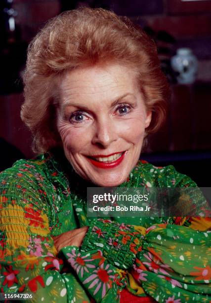 File photo of actress Janet Leigh taken at her home in Los Angeles, Calif. 10/4/84.