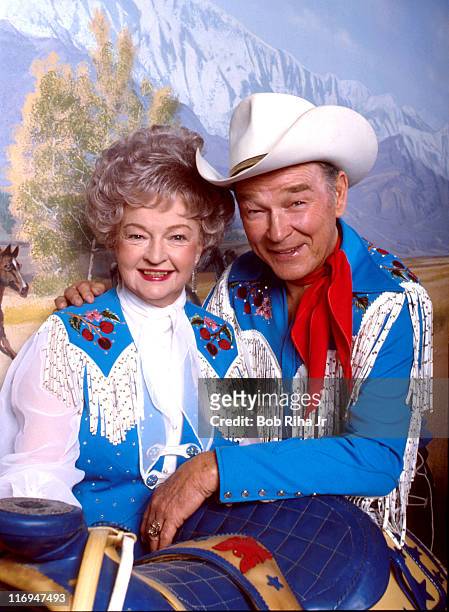Roy Rogers And Dale Evans 1986 Photo Shoot Photos and Premium High Res ...