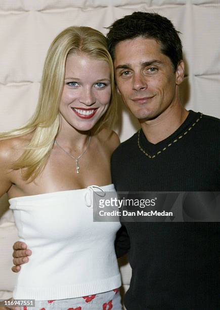 Alicia Leigh Willis and Billy Warlock during ABC's "General Hospital" Fan Day at Sportsman's Lodge in Studio City, California, United States.