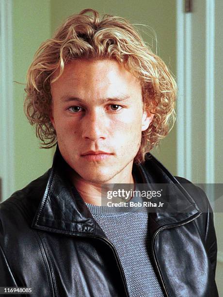 Heath Ledger during Heath Ledger Photo Session on June 9, 2000 at Four Seasons Hotel in Beverly Hills, California, United States.