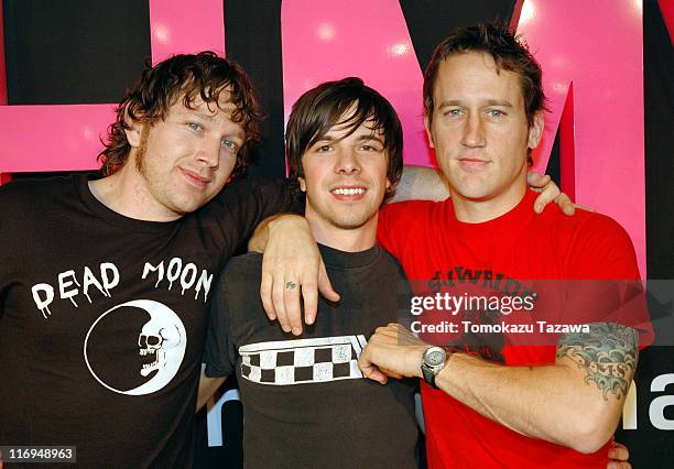 Omen Starr, Cary Lascala, and Chris Shiflett of Jackson United