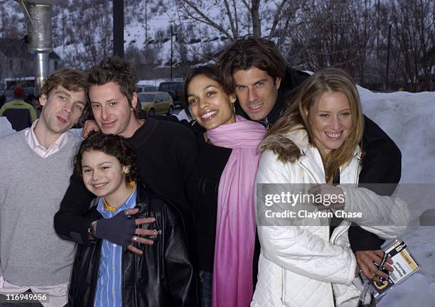 Brendan Sexton III, Brett DelBuono, Nathan Crooker, Rosario Dawson, Stephen Marshall and Amy Redford