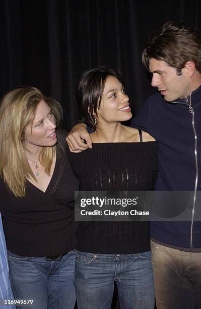 Amy Redford, Rosario Dawson and Stephen Marshall, director of "This Revolution"