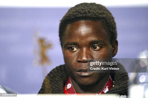 Lomama Boseki during 55th Berlin International Film Festival - "Man to Man" - Press Conference in Berlin, Germany.