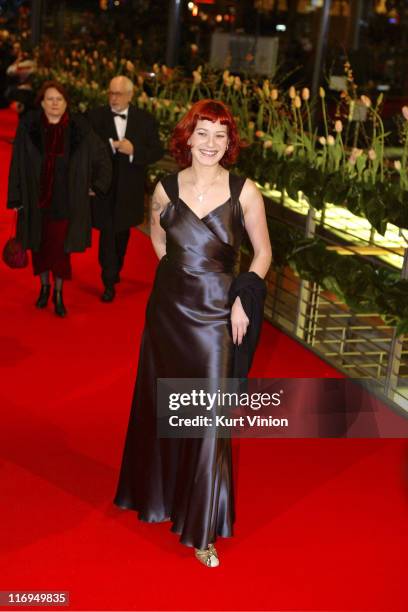 Franka Potente during 55th Berlin International Film Festival - "Man to Man" - Arrivals in Berlin, Germany.