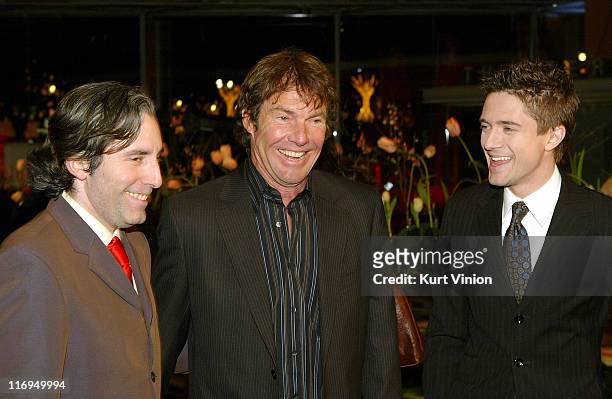 Director Paul Weitz, Dennis Quaid and Topher Grace