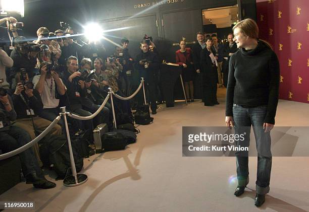 Julia Jentsch during 55th Berlin International Film Festival - "Sophie Scholl" - Press Conference in Berlin, Germany.