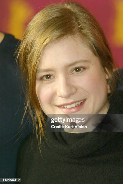 Julia Jentsch during 55th Berlin International Film Festival - "Sophie Scholl" - Press Conference in Berlin, Germany.