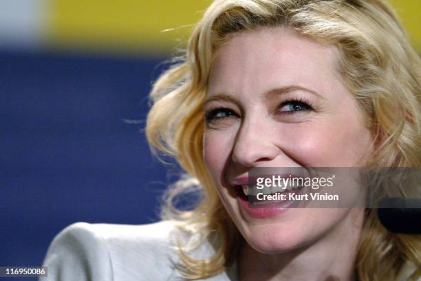 Cate Blanchett during 55th Berlin International Film Festival - "The Life Aquatic with Steve Zissou" - Press Conference at Berlin in Berlin, Germany.