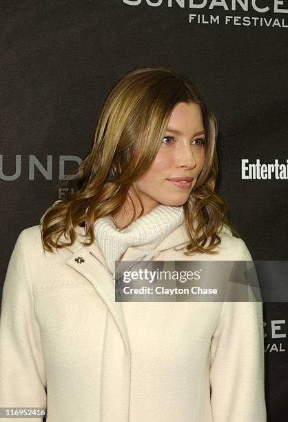 Jessica Biel during 2006 Sundance Film Festival - "The Illusionist" Premiere at Eccles in Park City, Utah, United States.