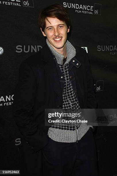 Gabriel Mann during 2006 Sundance Film Festival - "Don't Come Knocking" Premiere at 345 Main Street in Park City, Utah, United States.