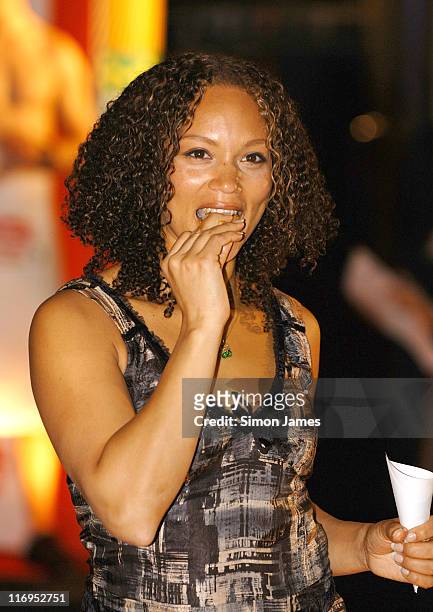 Angela Griffin during National Chip Week - Press Launch & Catwalk Show - February 9, 2006 at The Collection in London, Great Britain.