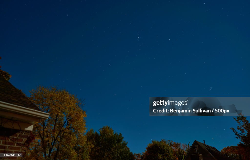 Stars in clear night sky