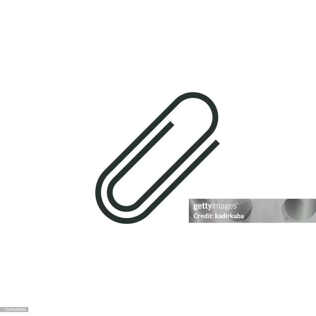 Icono de la línea Paperclip