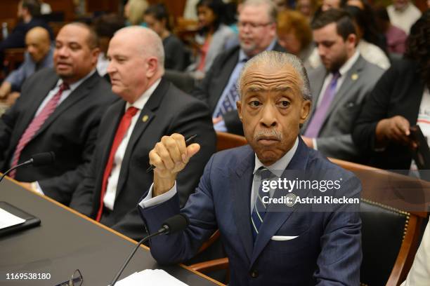 Rev. Al Sharpton testifies before the House Judiciary Committee on policing practices in the United States on September 19, 2019 in Washington, DC....